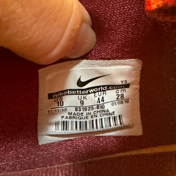 NIKE Air Max Lebron James 13 XIII - Low Team Red Gum - Men's Size 10 -831925-610 - Picture 5 of 15